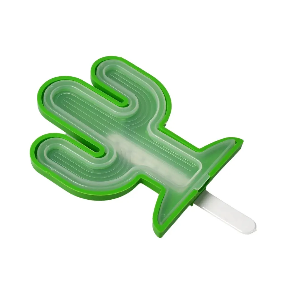 Cactus Shape sicle Molds - Durable Silicone Ice Cream Mould, DIY Ice Kitchen Tool