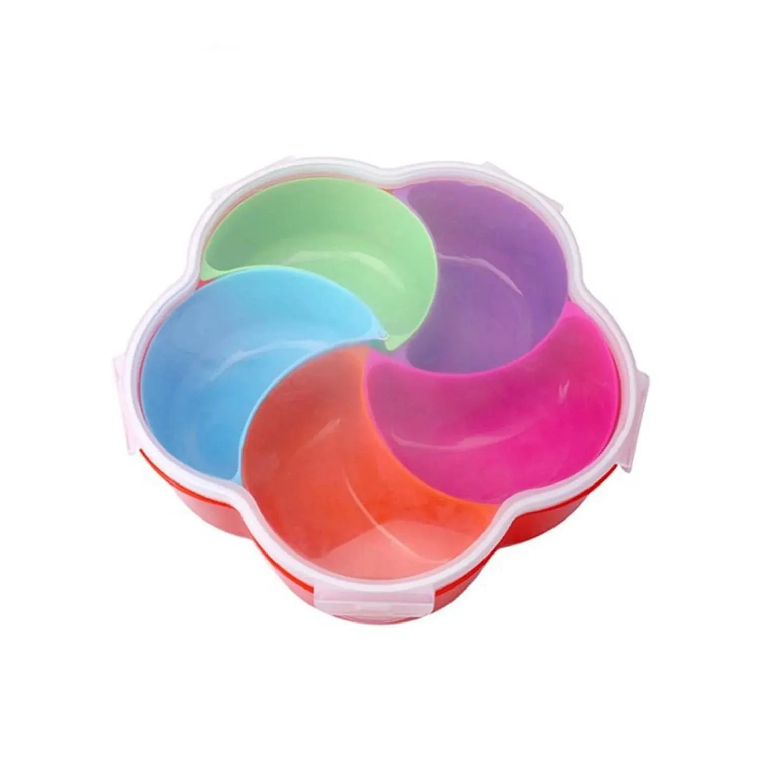5Compartments Party Food Storage Snack Nuts Box