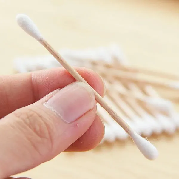 Eco-Friendly Bamboo Cotton Swabs (Pack of 20 / Per Packet 70 Pcs)