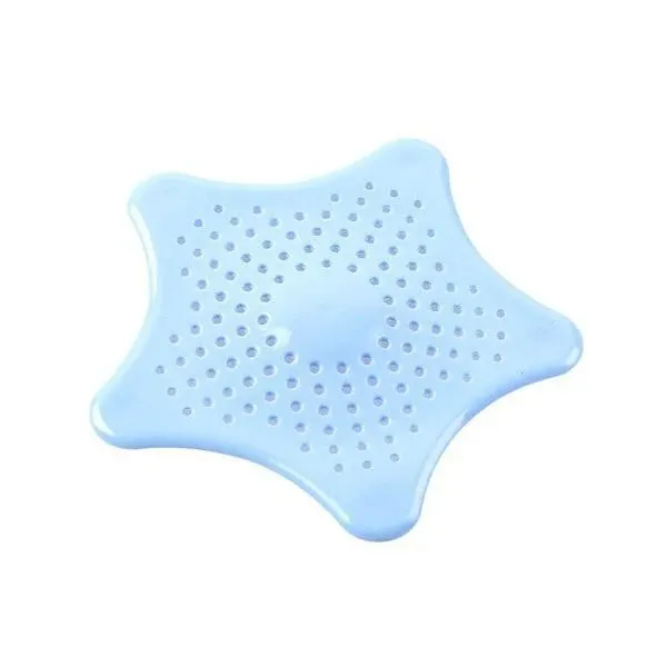 Silicone Star Shaped Sink Filter Bathroom Hair Catcher Drain Strainers for Basin