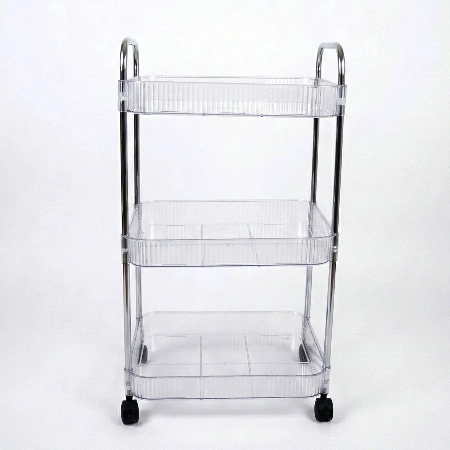 3 Layer Multipurpose Storage Trolley with Wheels