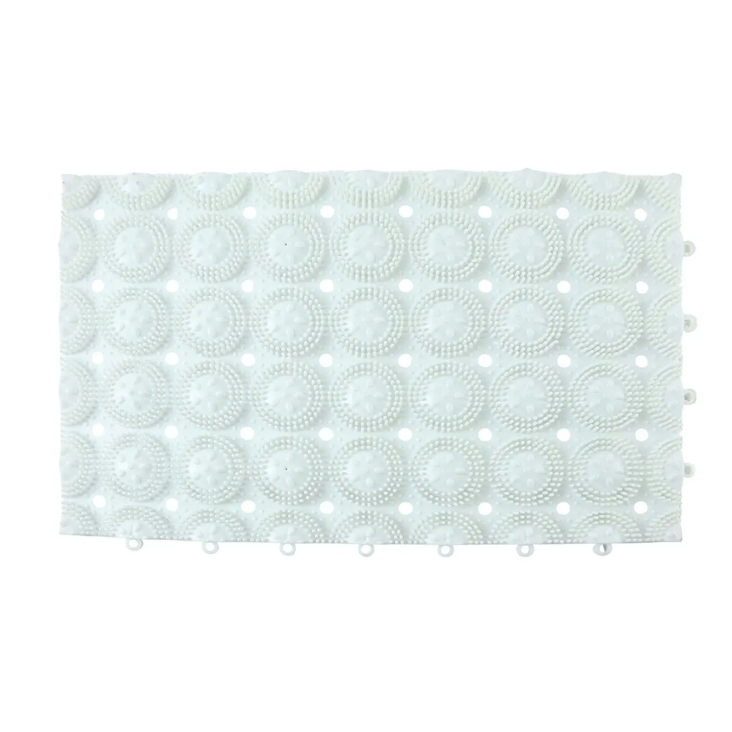 Anti-Slip Bathroom Massage Mat with Suction Cups (33 × 21 cm / 4 Pc)