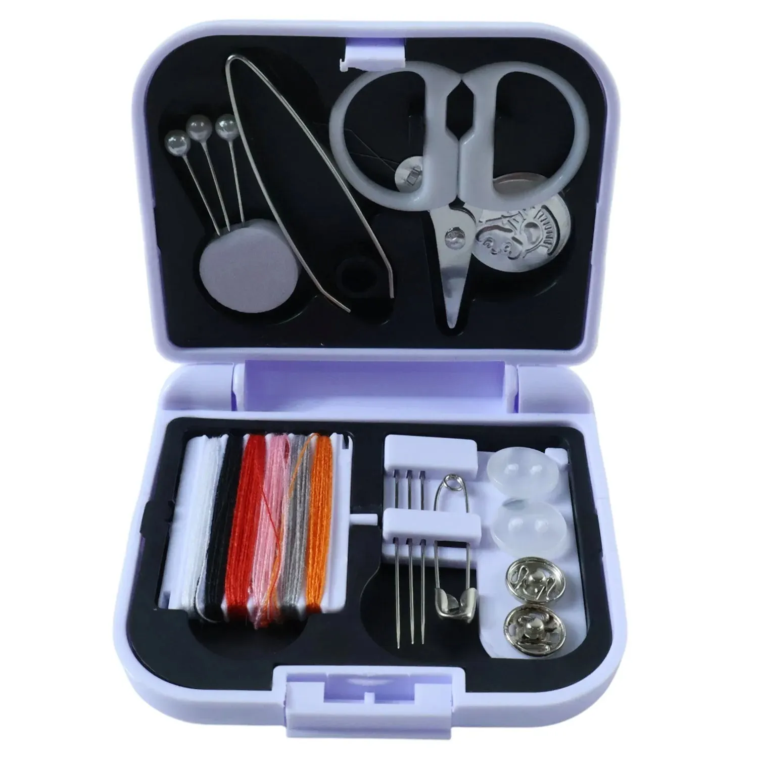 Compact Sewing Kit with Storage Box for Home (1 Set with Box)
