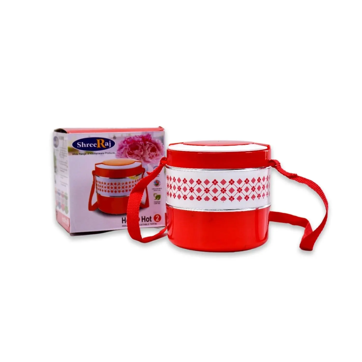 2 Layer Insulated Lunch Box Tiffin