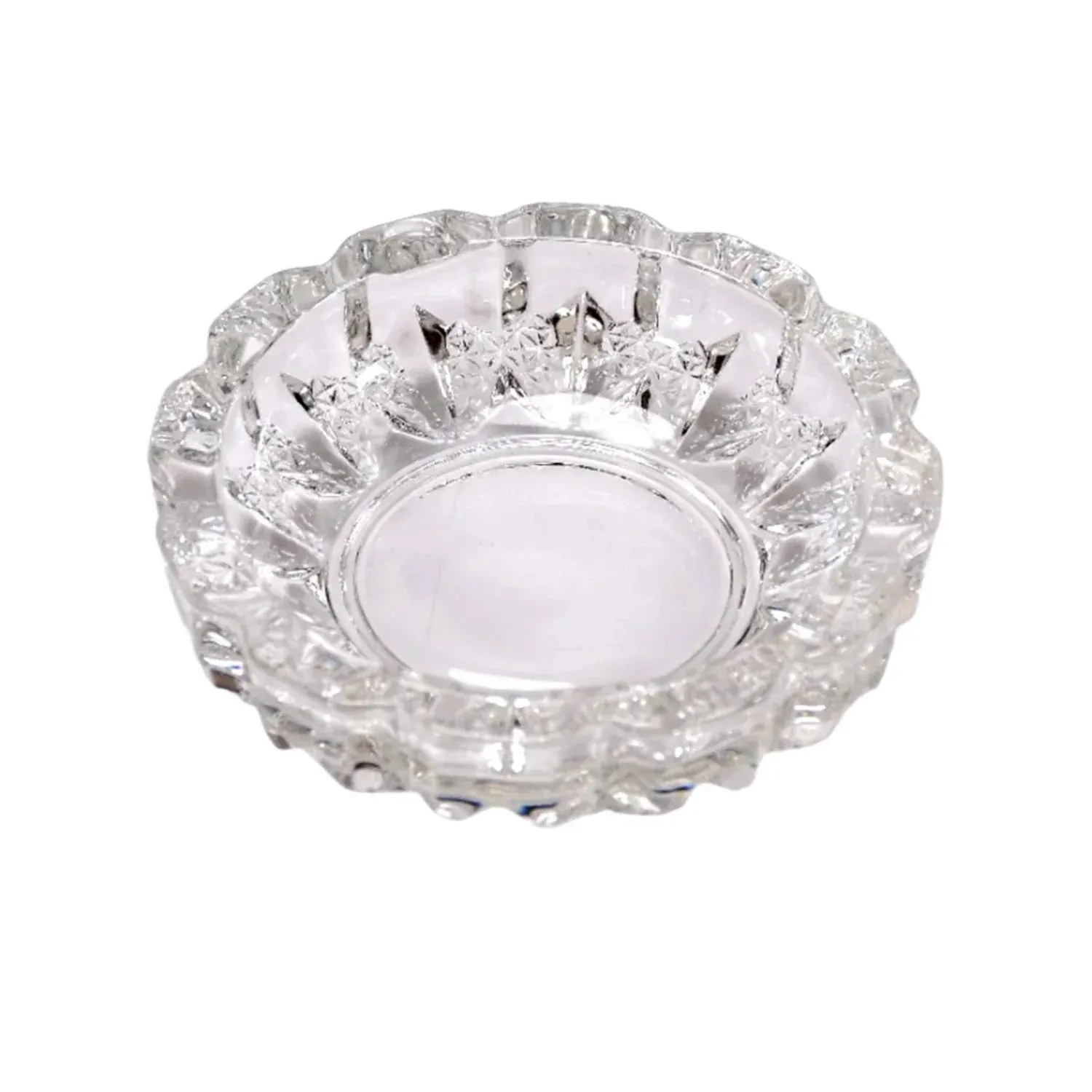 paricutin Glass Crystal Quality Cigar Cigarette Ashtray