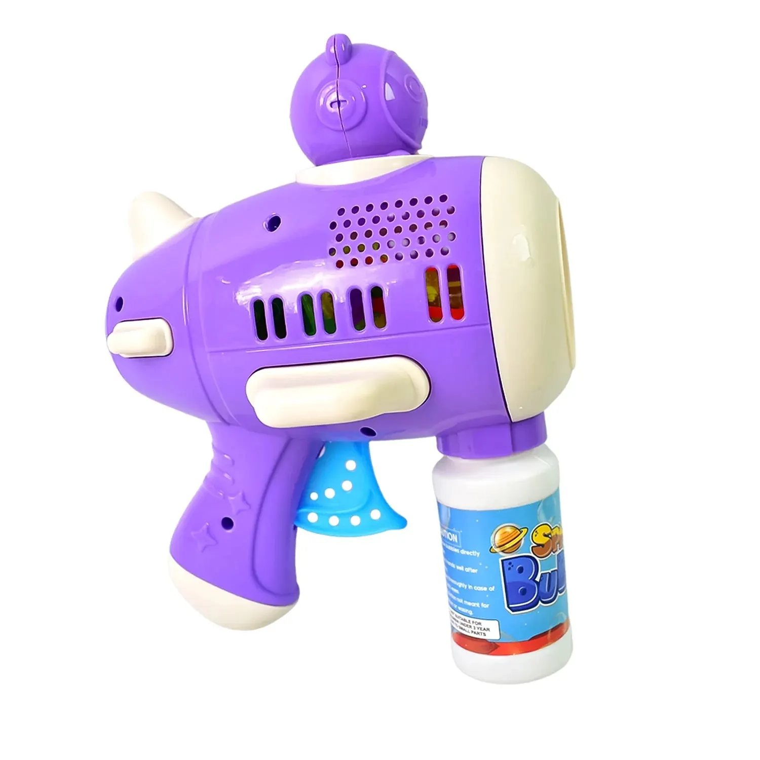 Space Bubble Gun Toy For Kids (with Solution)