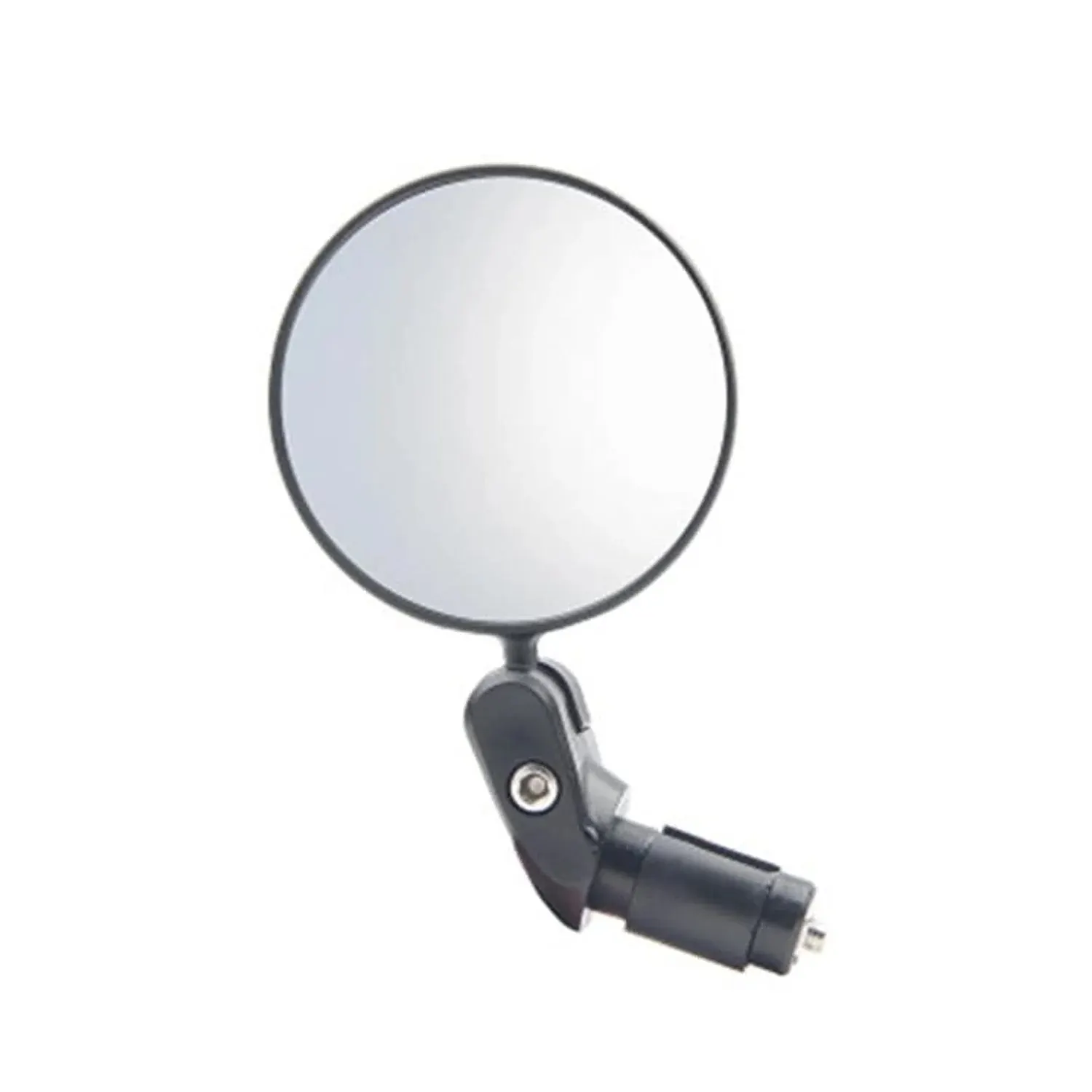 Bar end bike mirror: 360° rotatable & foldable (1 pc)