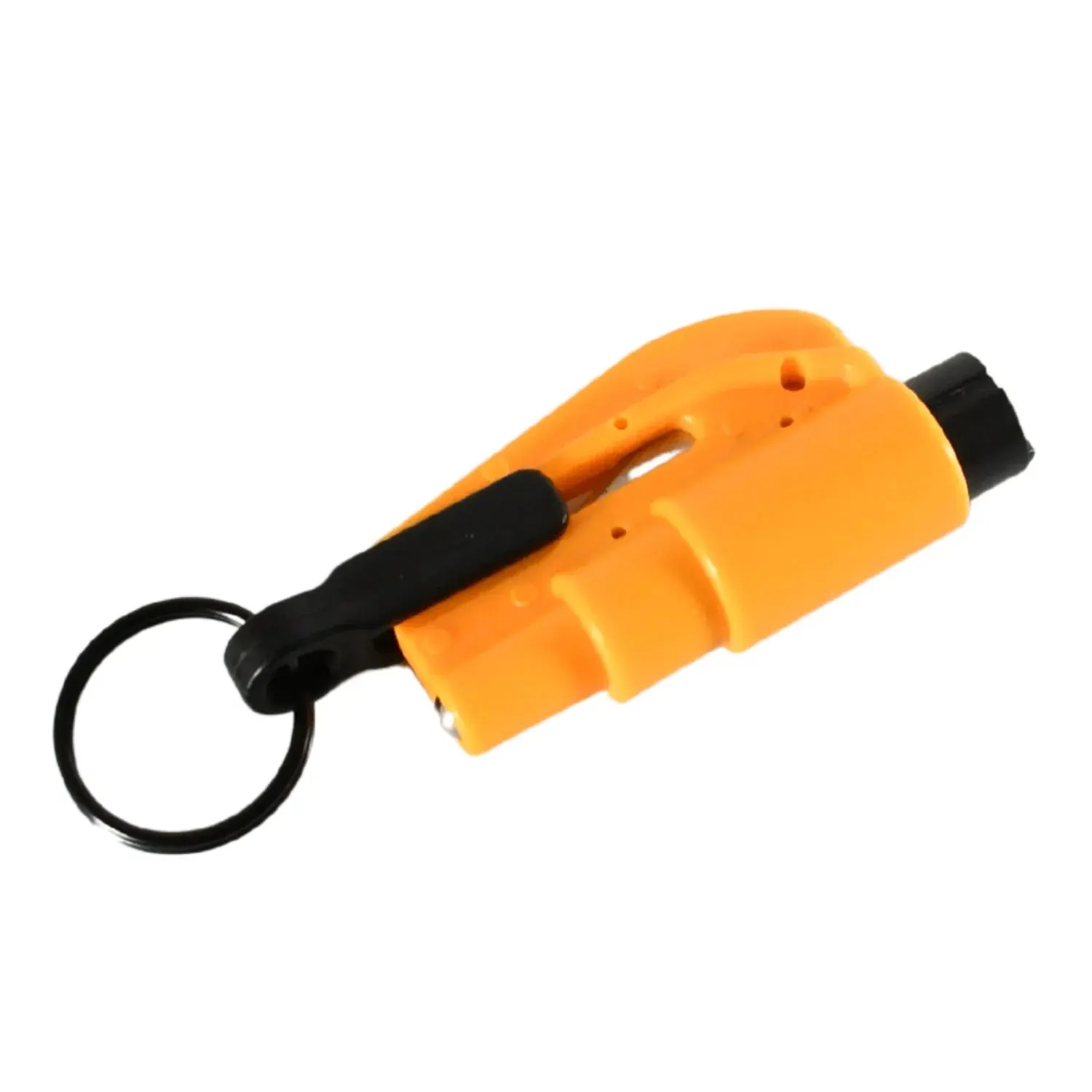 2-in-1 emergency safety cutter – keychain tool for glass breaking