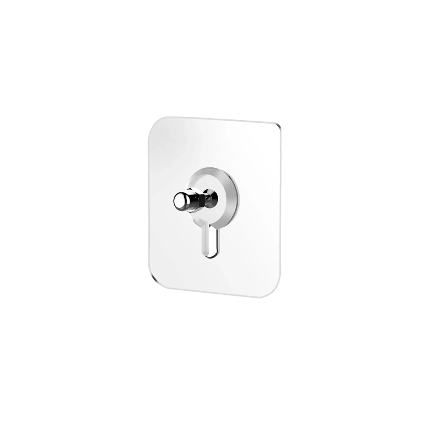 Transparent Self Adhesive Wall Hook - Nail Free, Waterproof (1 Pc)