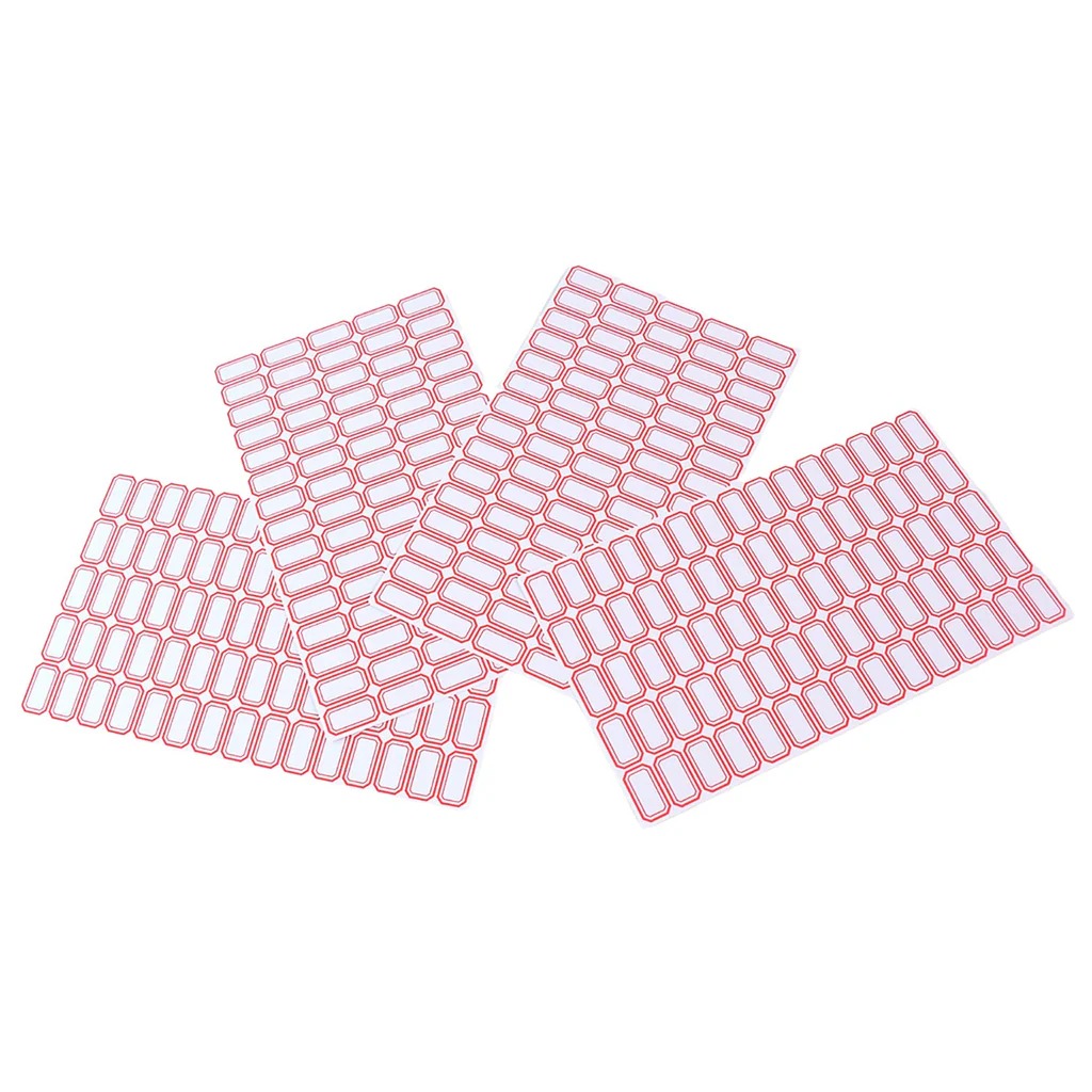 Writable Label Stickers â 50 Sheets Self-Adhesive Label